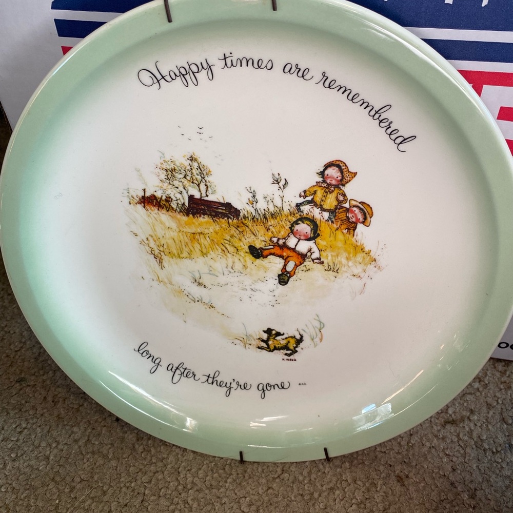 Vintage Holly Hobbie Plate